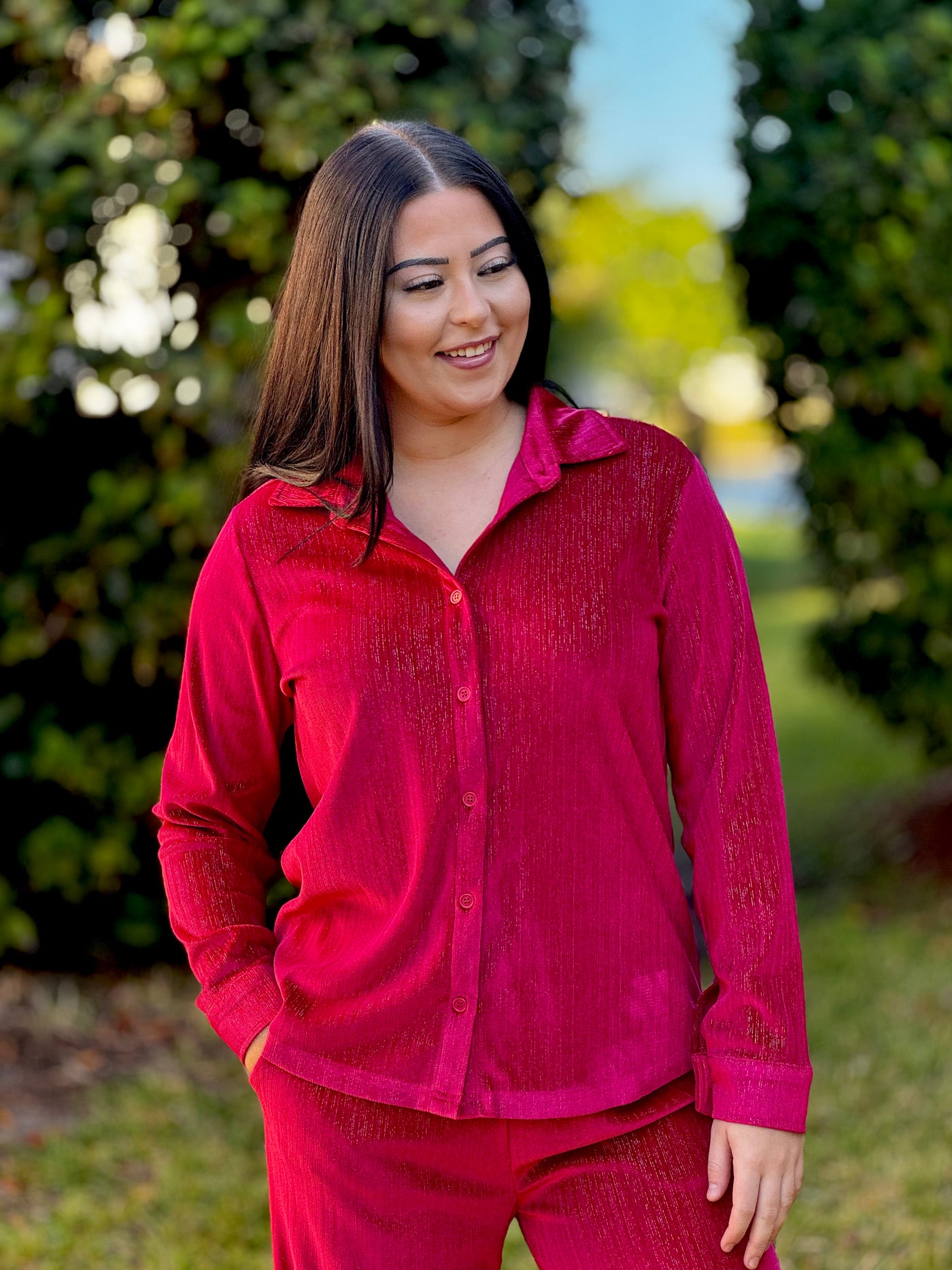 Holiday Happenings Top - Red