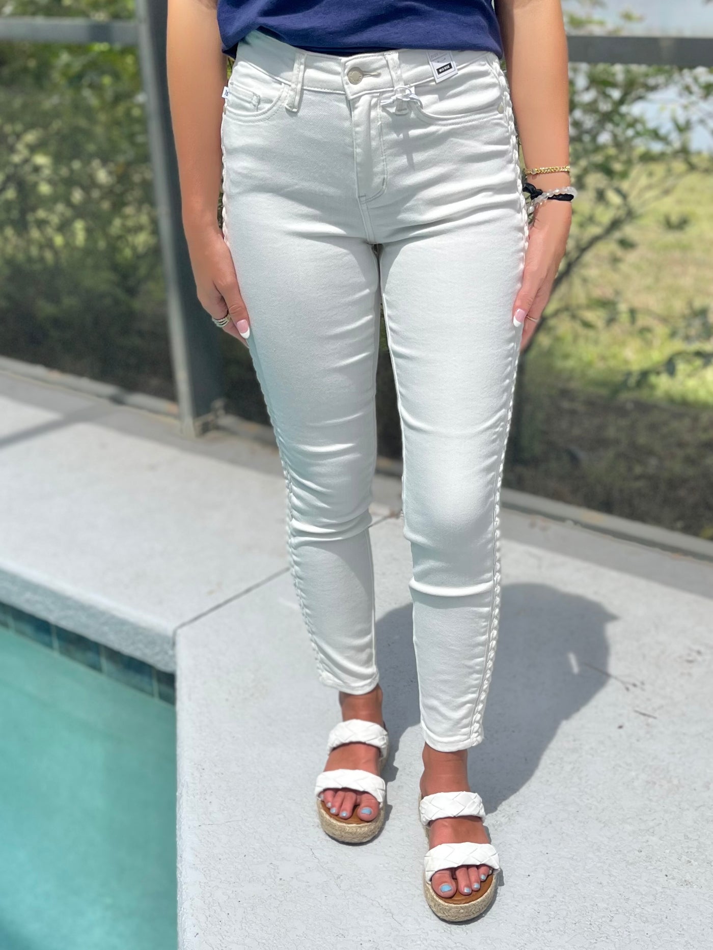 All The White Moves Relaxed Fit Jeans By Judy Blue
