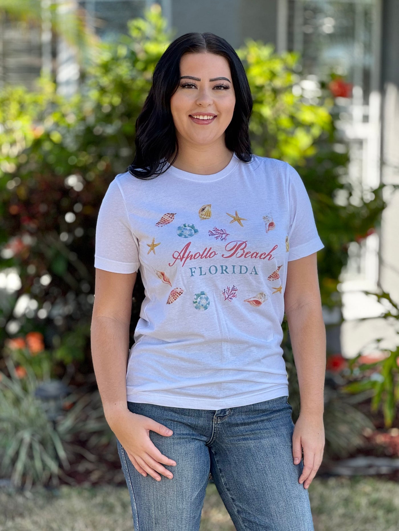 Seashells & Shorelines Apollo Beach Graphic Tee