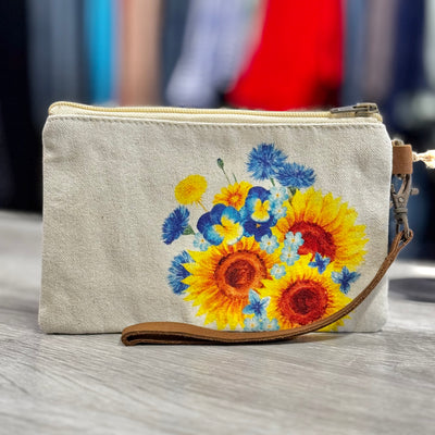 Coastal Bags & Accessories - Sunflowers Wristlet