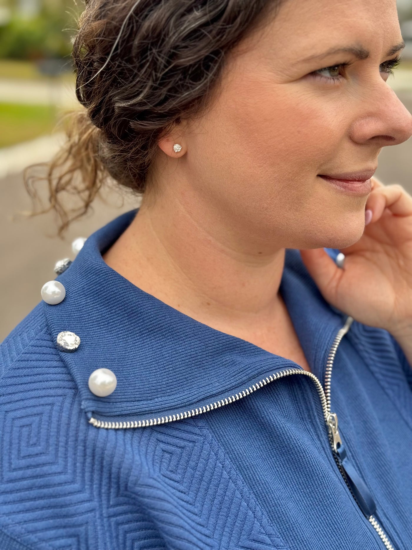 Queen Of Country Club Top By Simply Southern - Deep Sea