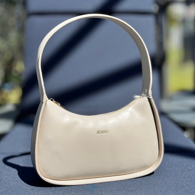 The Dublin Shoulder Bag - Light Beige