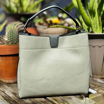 The Tati Bag - Dark Teal/ Sage