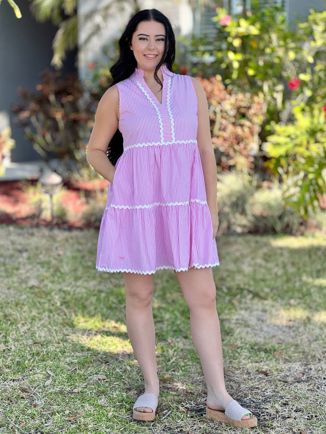 ariel blue dress disney Simply Tiedye Gather Babydoll Dress- Blue