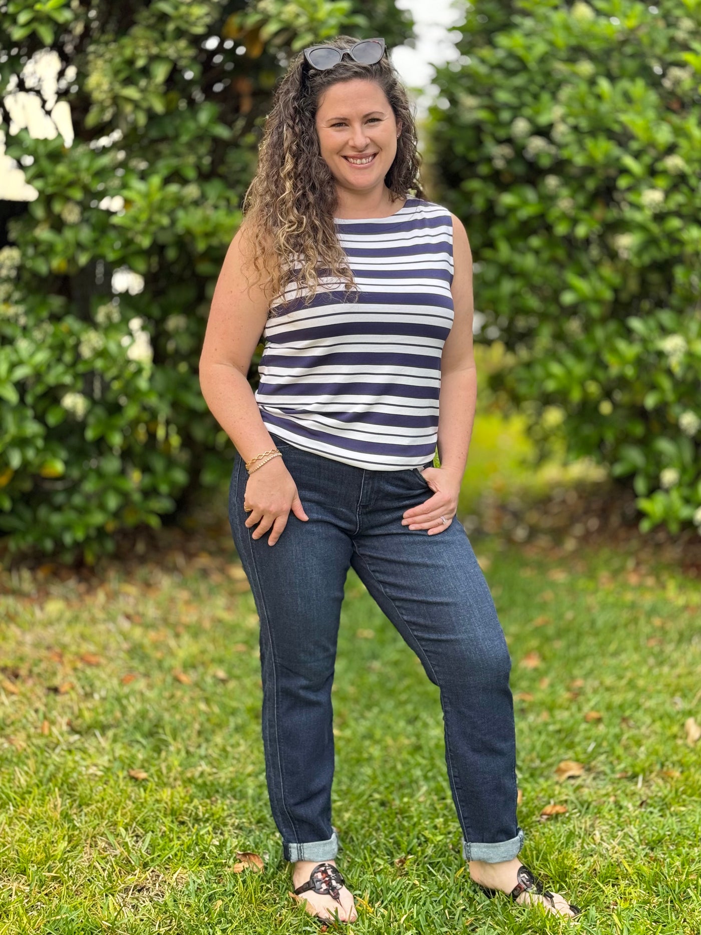 Completely Committed Boyfriend Jeans By Judy Blue