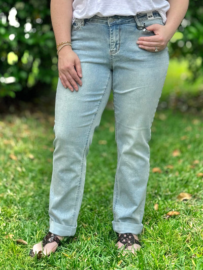 Keep It Cool Boyfriend Jeans By Judy Blue