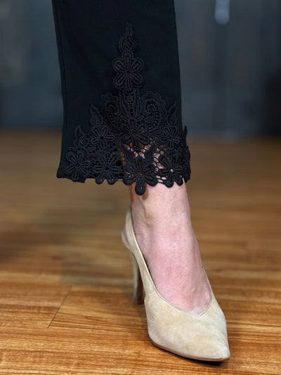 Georgie Lace Detail Capris