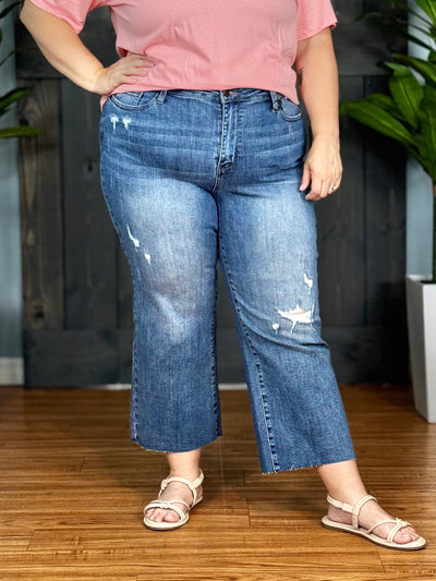 Backyard Barbecue Cropped Jeans By Judy Blue