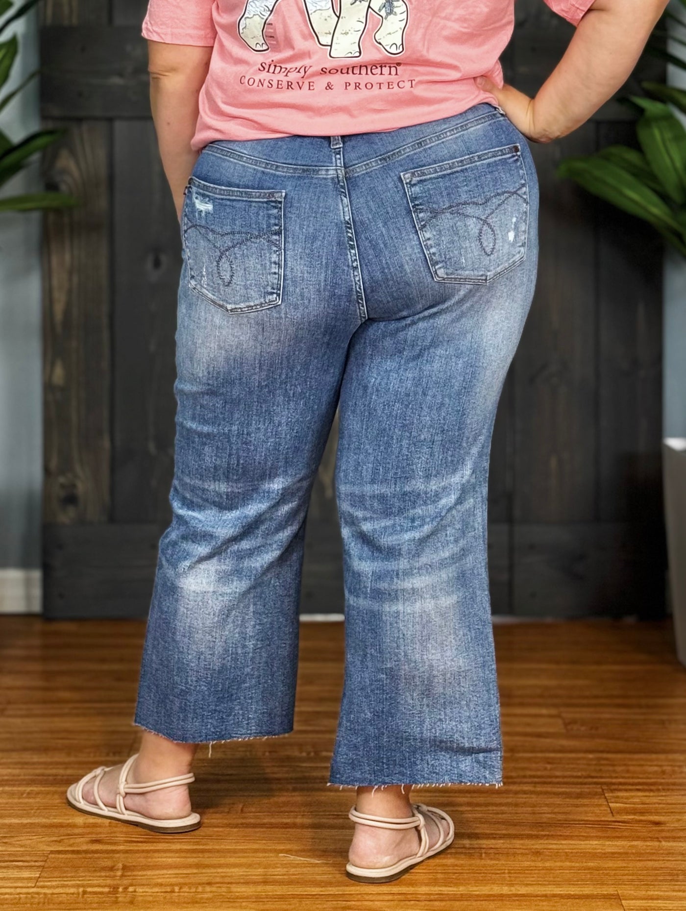 Backyard Barbecue Cropped Jeans By Judy Blue