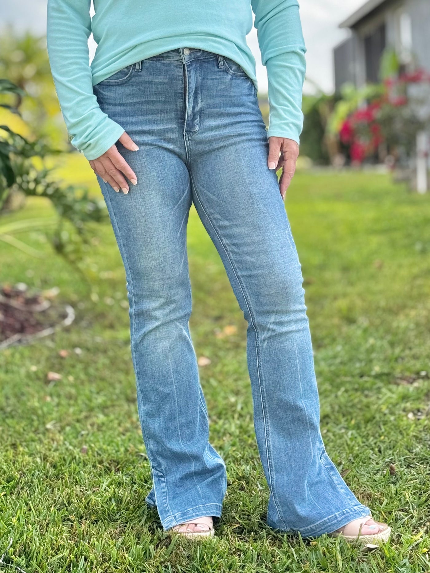 Denim, Diamonds & Drama Bootcut Jeans By Judy Blue