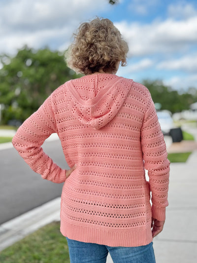 The Kim Cardigan - Peach