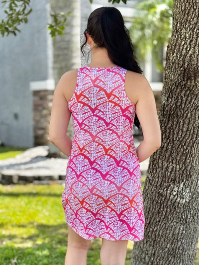 Tank Dress In Cabana Rainbow By Capelton Road