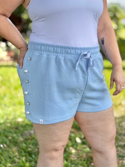 Queen Of The Country Club Shorts By Simply Southern - Surf