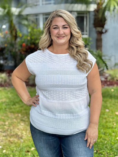 Sunset Picnic Top - Ivory