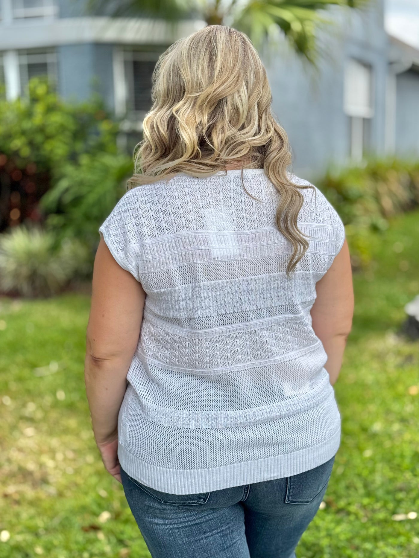 Sunset Picnic Top - Ivory