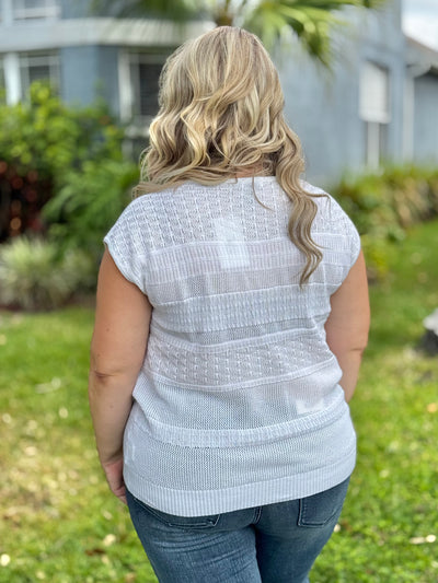 Sunset Picnic Top - Ivory