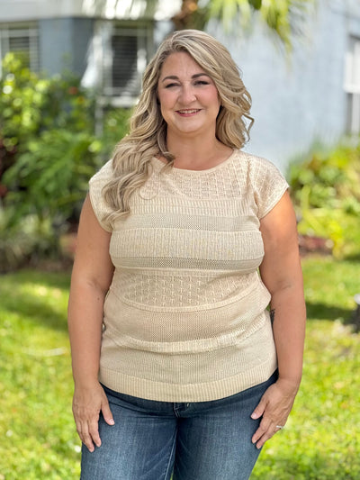 Sunset Picnic Top - Natural