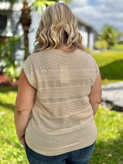 Sunset Picnic Top - Natural