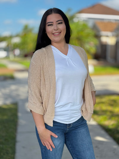 Cool Nights Cardigan - Oatmeal