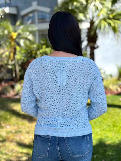The Cindy Sweater - Chambray