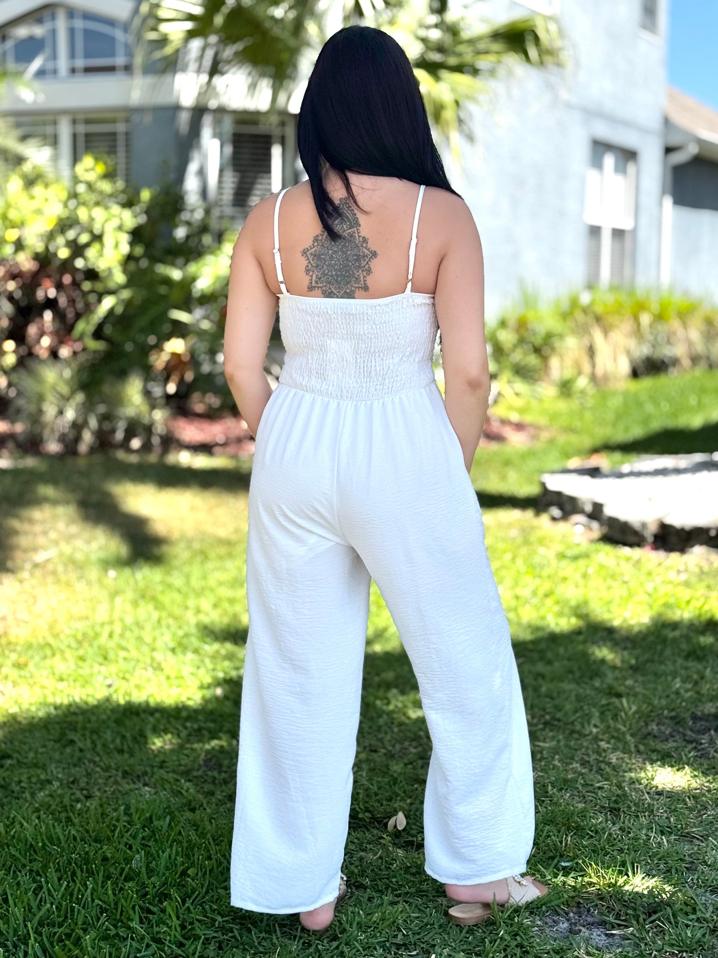 The Hilary Jumpsuit - White