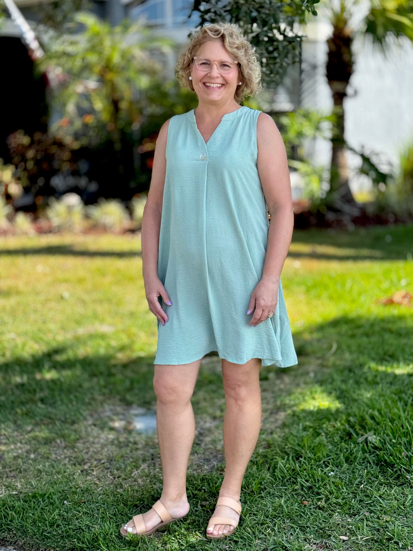 The Kayla Dress - Sage