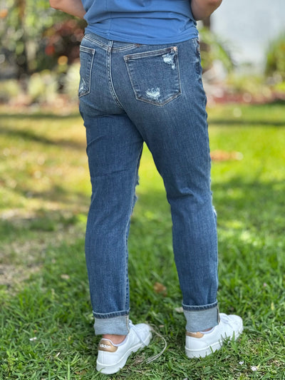 First Date Boyfriend Jeans By Judy Blue