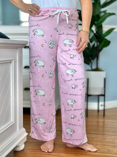 Sleep Pants By Amanda Blu - Sweet Dreams Sheep