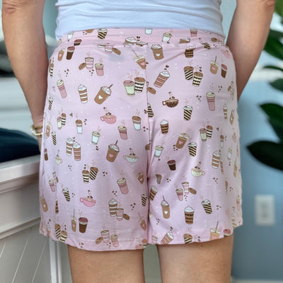 Sleep Shorts By Amanda Blu - Love at First Sip