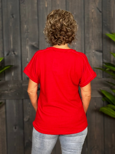 The Grace Top - Red