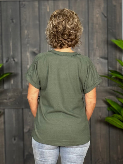 The Grace Top - Olive