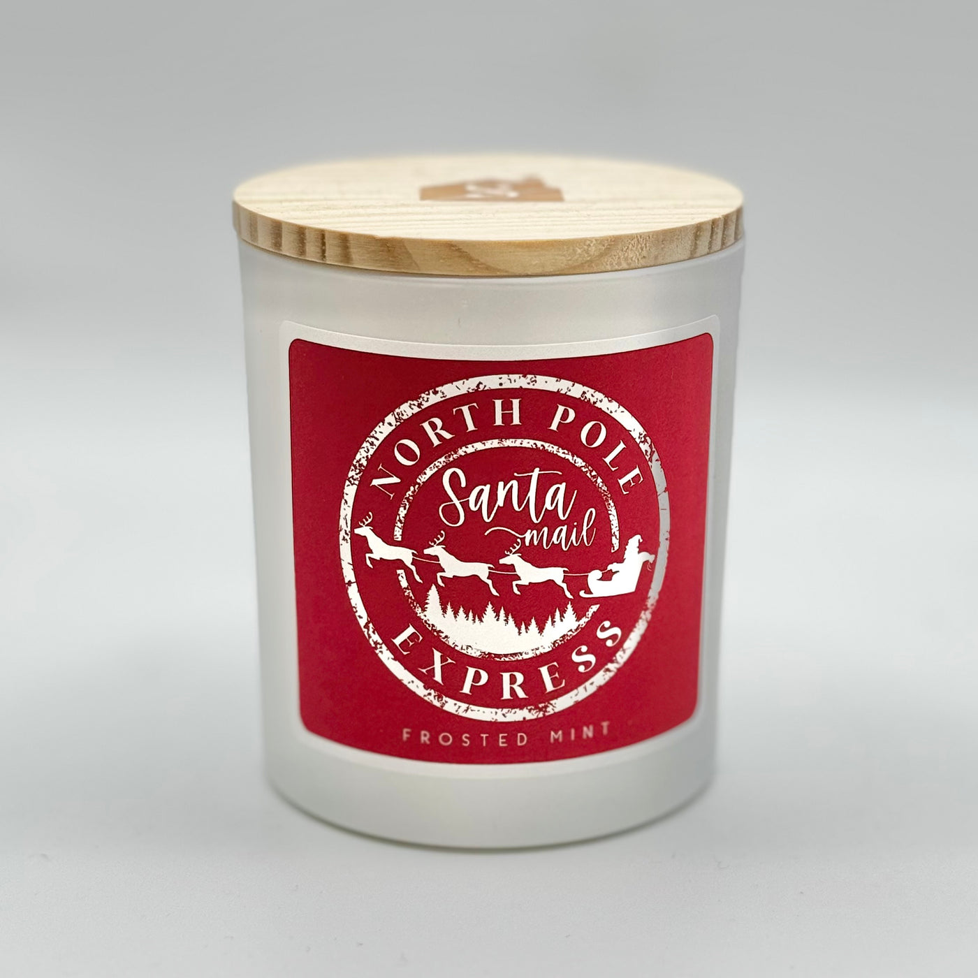 Winter Holiday Decor By Sincere Surroundings - Candle - North Pole Express - Frosted Mint