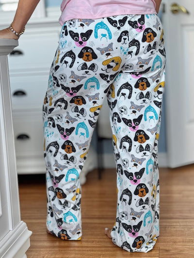 Sleep Pants By Amanda Blu - Doodle Dogs