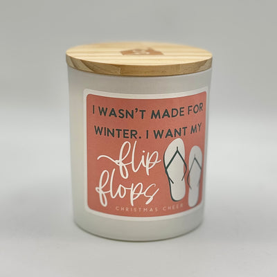 Winter Holiday Decor By Sincere Surroundings - Candle - Want My Flip Flops - Christmas Cheer