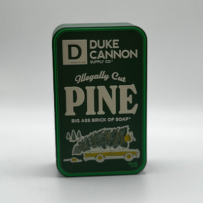 Duke Cannon Supply Holiday - Bar Soap In Tin - Illegally Cut Pine