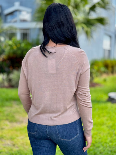 The Lana Top - Dark Taupe