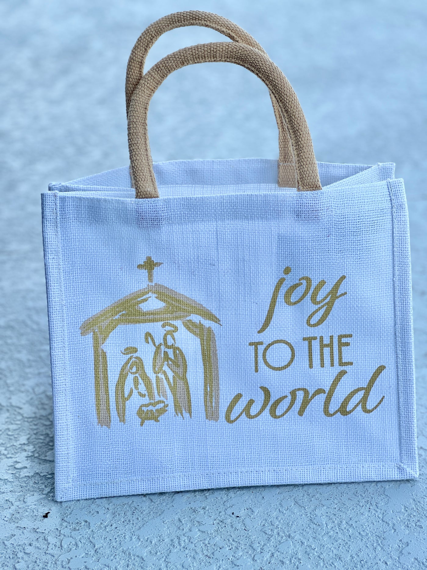 Holiday Gifts From The Royal Standard - Gift Tote / Joy To The World (12" x 10" x 8")
