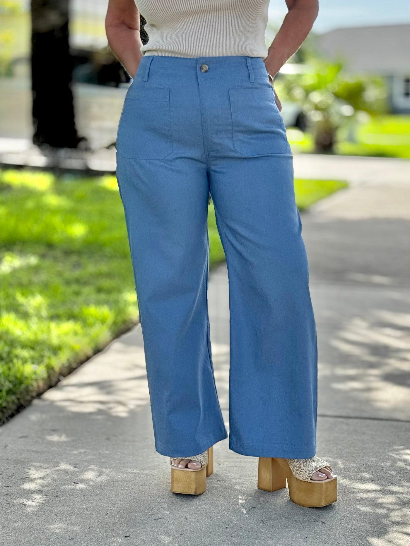 The Dana Pant - Denim