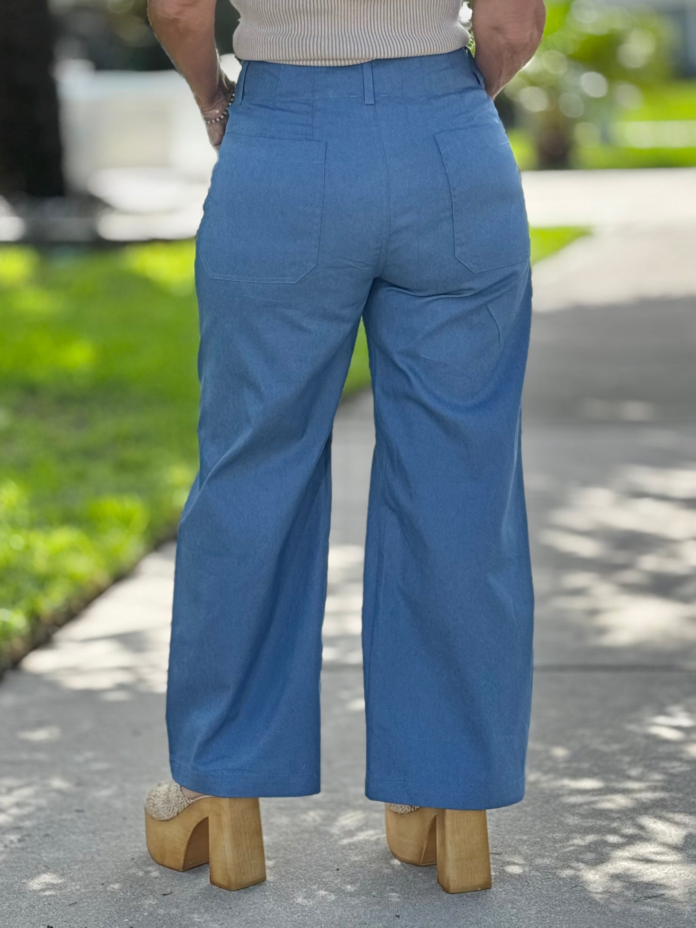 The Dana Pant - Denim