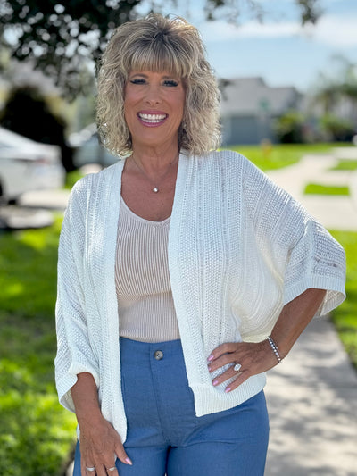 Cool Nights Cardigan - Ivory