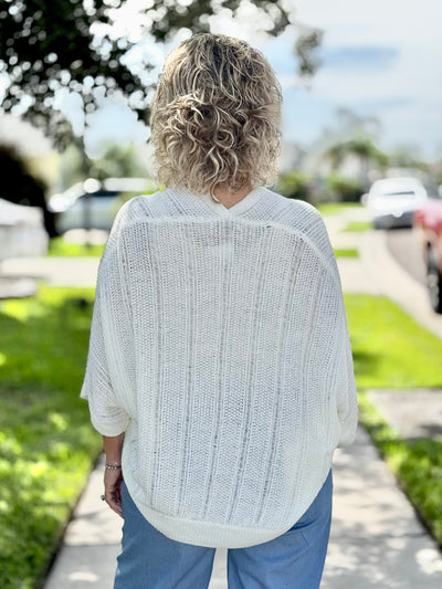 Cool Nights Cardigan - Ivory