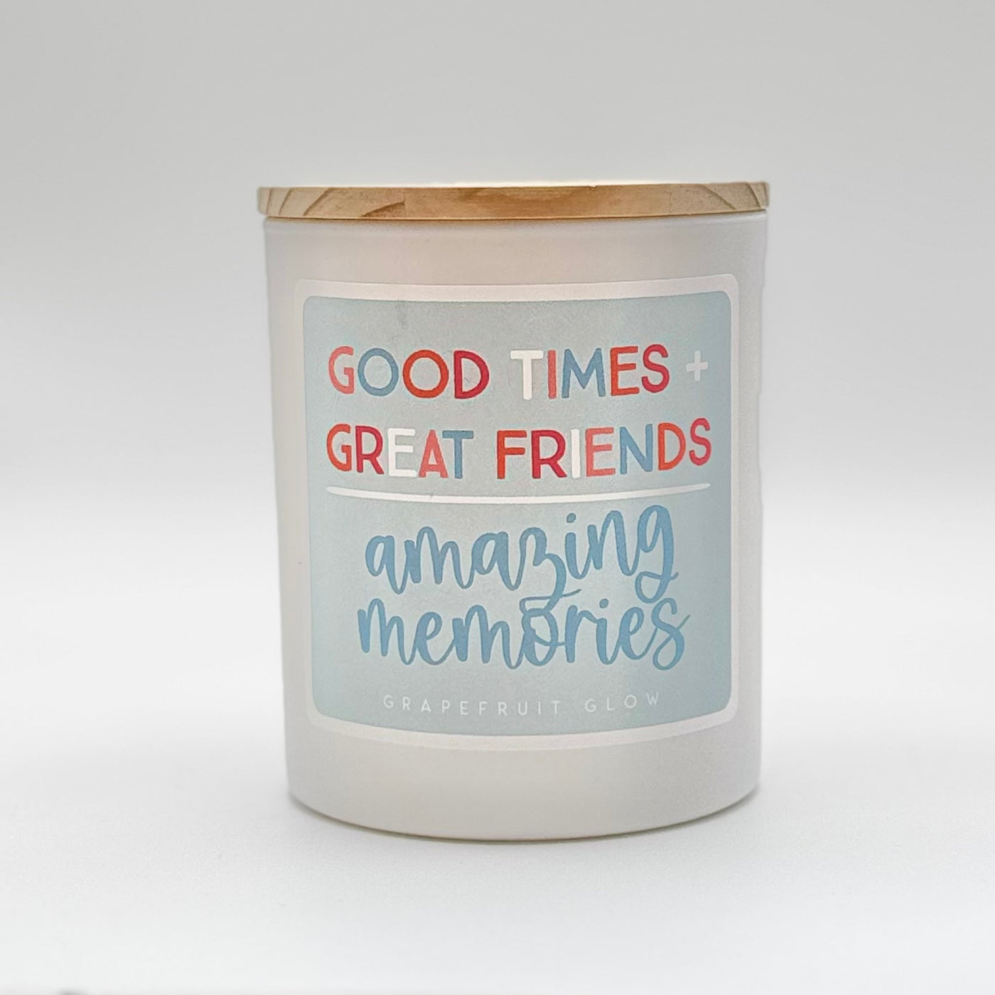 Candles By Sincere Surroundings - 
Amazing Memories Blue - Grapefruit Glow