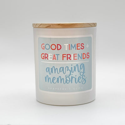 Candles By Sincere Surroundings - 
Amazing Memories Blue - Grapefruit Glow