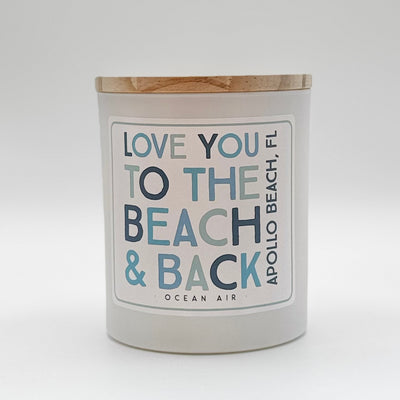 Candles By Sincere Surroundings - 
Beach And Back/Apollo Beach - Ocean Air
