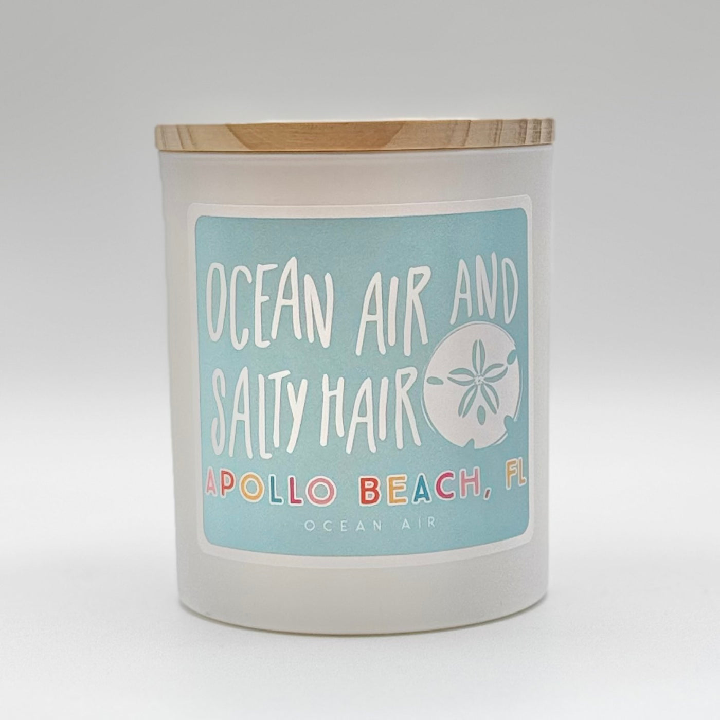 Candles By Sincere Surroundings - 
Salty Hair Sand Dollar/Apollo Beach - Ocean Air