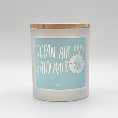 Candles By Sincere Surroundings - 
Salty Hair Sand Dollar - Ocean Air