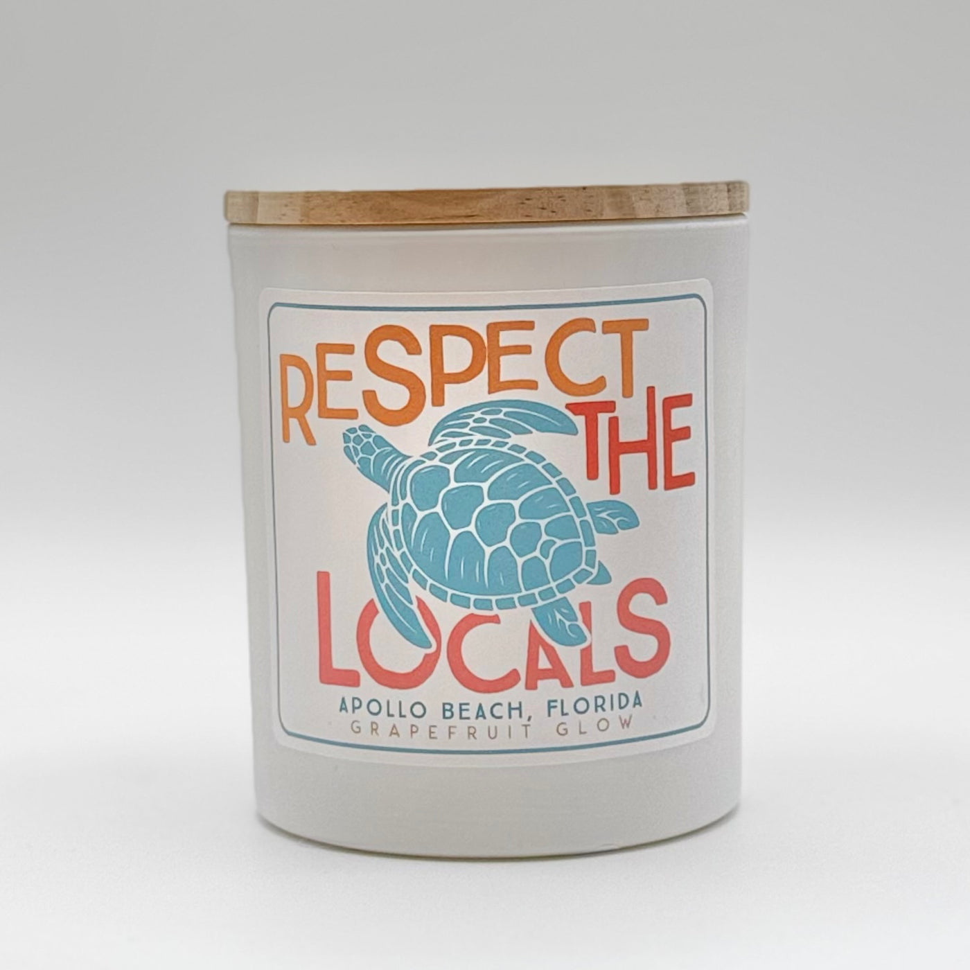 Candles By Sincere Surroundings - 
Respect Turtle/Apollo Beach - Grapefruit Glow