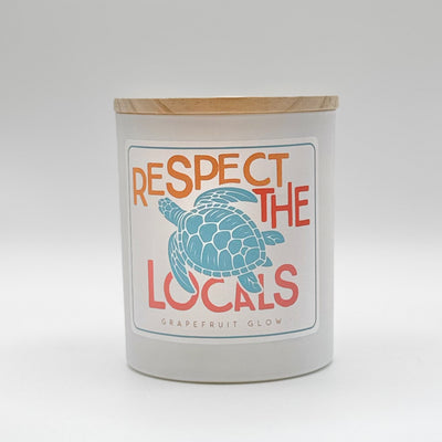 Candles By Sincere Surroundings - 
Respect Turtle - Grapefruit Glow