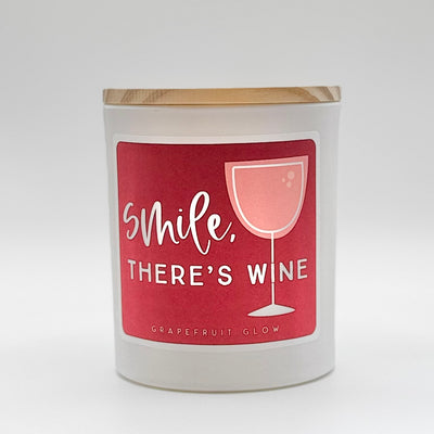 Candles By Sincere Surroundings - 
Smile There's Wine - Grapefruit Glow
