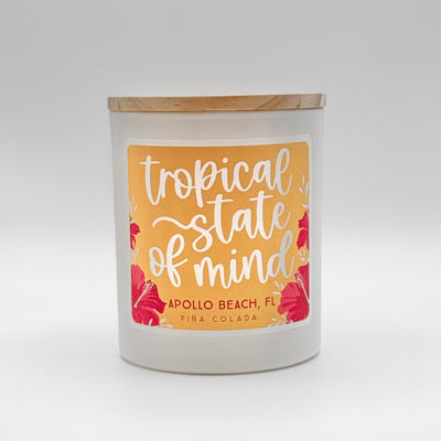 Candles By Sincere Surroundings - 
Tropical Mind/Apollo Beach - Pina Colada